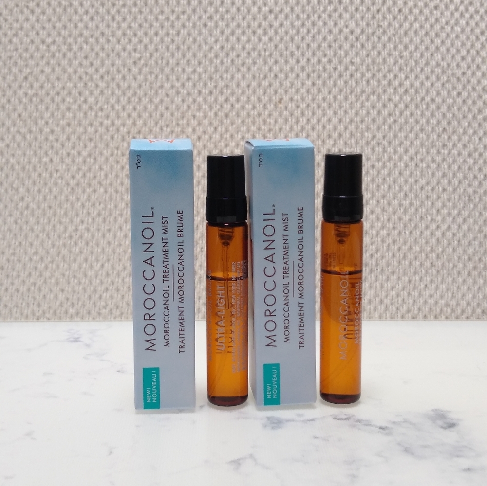 2 Moroccanoil Treatment Mist Mini Travel Spray .17 Oz